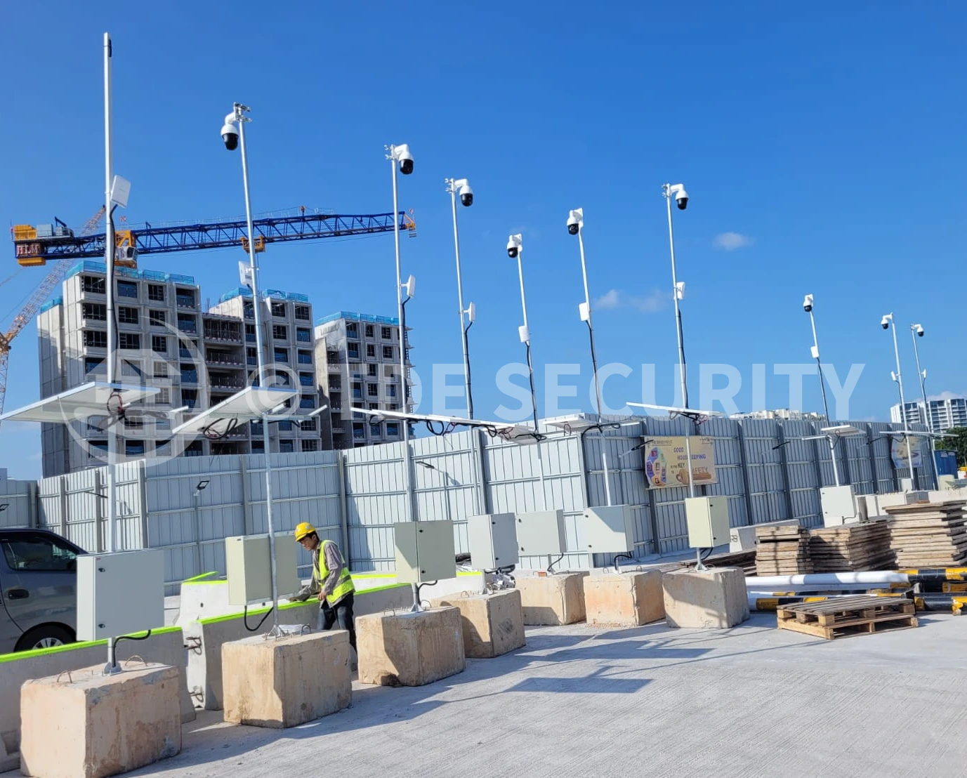 CCTV with Solar Panel