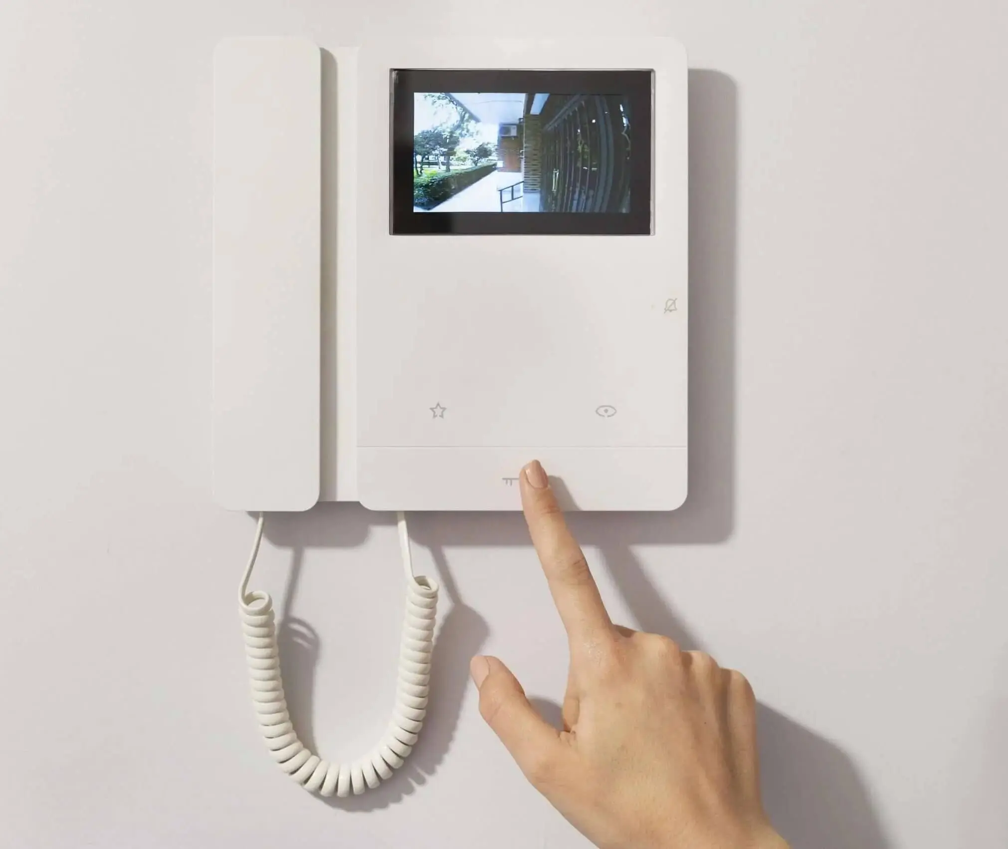 intercom with phone and interface